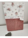 Protège carnet de santé double gaze et velours personnalisable avec prénom