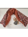 Bouillotte de cou aux noyaux de cerise liberty / sherpa
