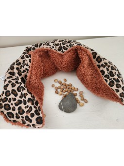 Bouillotte de cou aux noyaux de cerise liberty / sherpa