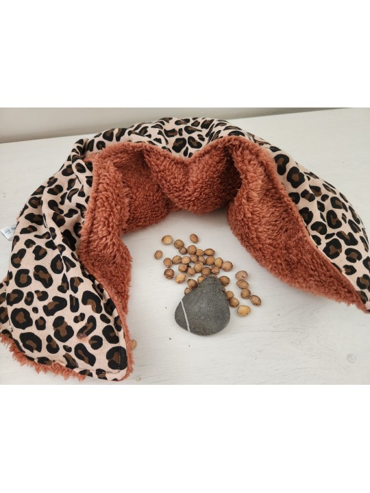 Bouillotte de cou aux noyaux de cerise liberty / sherpa