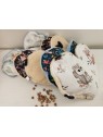 Bouillotte coeur de noyaux de cerise coton jungle / minkee tout doux