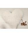 Bouillotte coeur de noyaux de cerise coton jungle / minkee tout doux