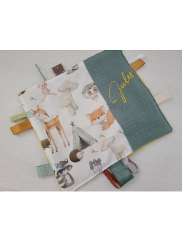 Doudou étiquettes personnalisé petits animaux