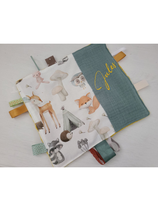 Doudou étiquettes personnalisé petits animaux