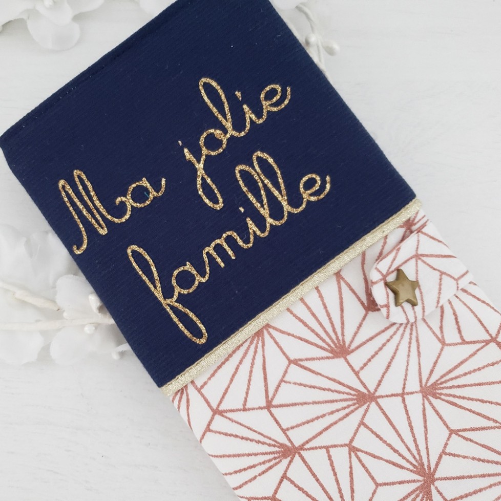 Protège livret de famille personnalisable graphique