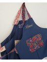 Tablier personnalisé en liberty Ciara ou autres (au choix) différentes tailles possibles