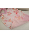 Grande serviette élastiquée petites biches adorables pour maternelle, tissus au choix