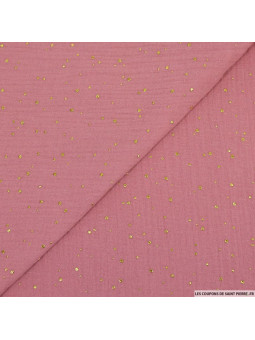 Grande couverture cocooning double gaze couleur au choix / moumoute